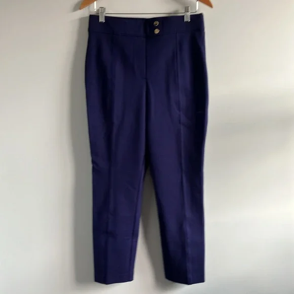 SPANX The Perfect pants true navy tapered leg size Large pull on - Picture 3 of 8